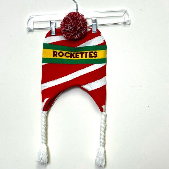 Rare Holiday Rockettes Toboggan Beanie Hat Winter Logo - Picture 1 of 6
